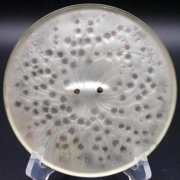 R. Lalique Muguets Hand Mirror