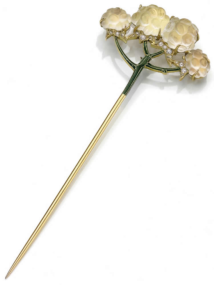 R. Lalique Mures Hatpin