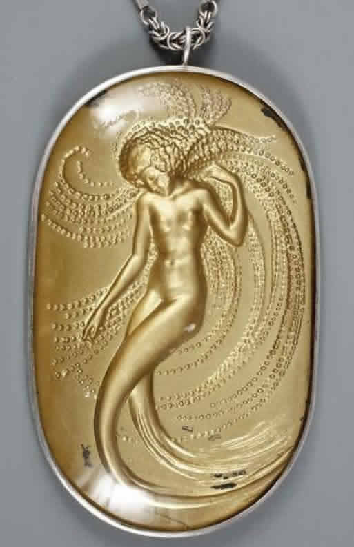 R. Lalique Naiade Pendant Mirror