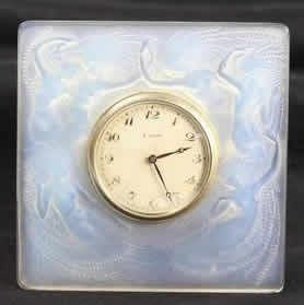 R. Lalique Naiades Desk Clock