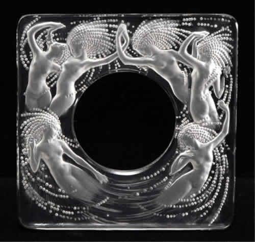 R. Lalique Naiades Clock Frame