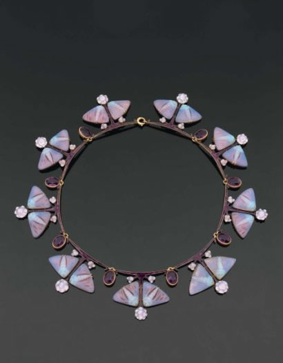Rene Lalique Butterflies Necklace