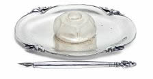 R. Lalique Nenuphar Inkwell