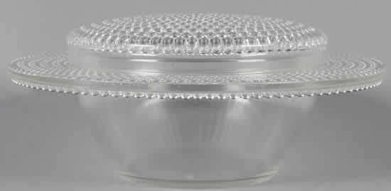R. Lalique Nippon-4 Covered Bowl