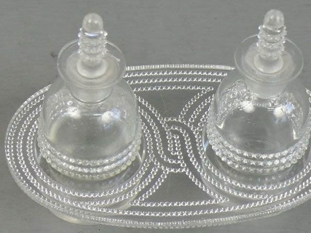 Rene Lalique Nippon Cruet