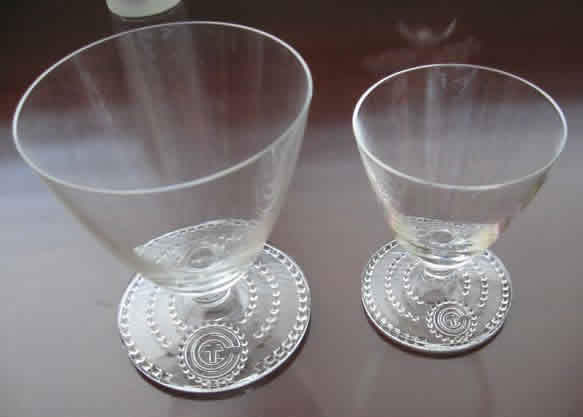 Rene Lalique Normandie Goblet 