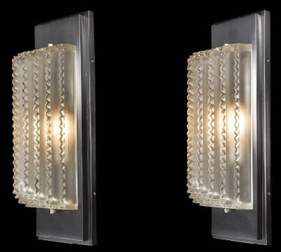 R. Lalique Normandie Wall Lamp