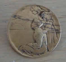 R. Lalique Nurse And Soldier-2 Brooch