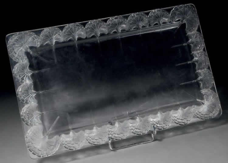 R. Lalique Oeillets Tray