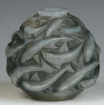 Rene Lalique Oleron Vase
