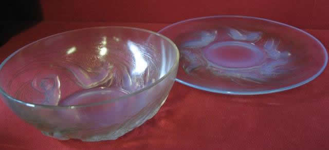 R. Lalique Ondines Bowl