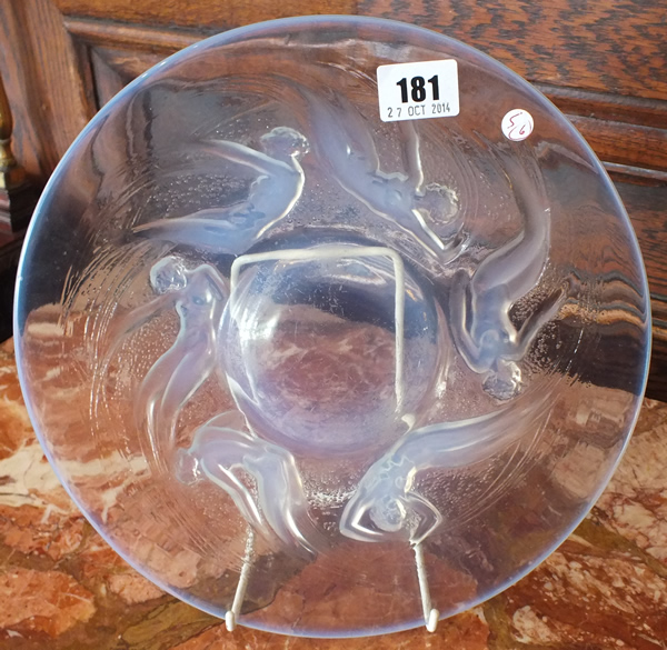 R. Lalique Ondines Plate