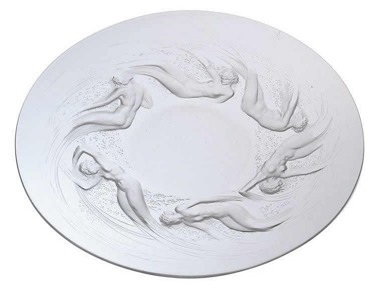 R. Lalique Ondines Plate