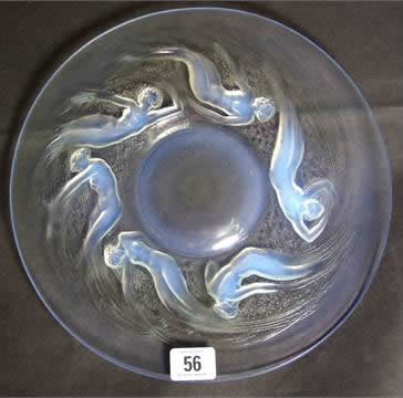 R. Lalique Ondines Plate