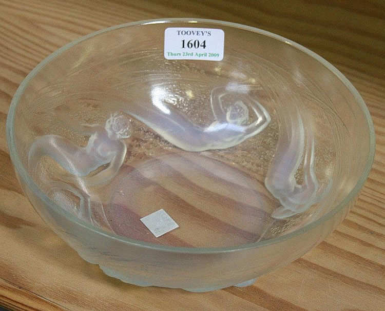 R. Lalique Ondines Bowl