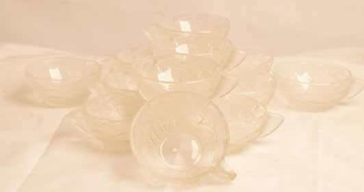 R. Lalique Ormeaux Ice Cream Cup