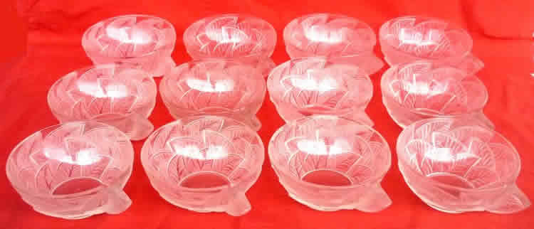 R. Lalique Ormeaux Ice Cream Cup
