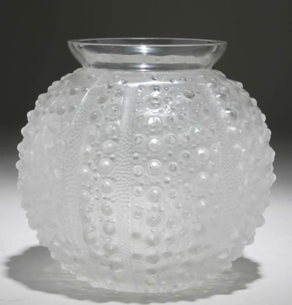 Rene Lalique Oursin Vase