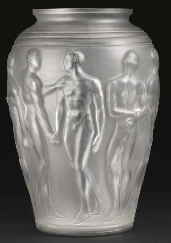 R. Lalique Palestre Vase
