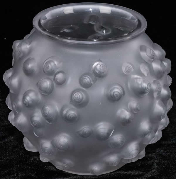 R. Lalique Palissy Vase