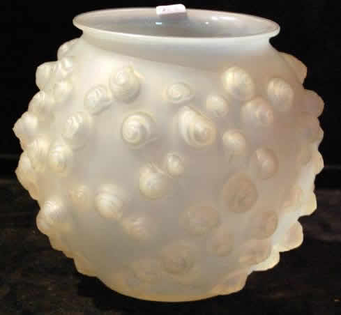R. Lalique Palissy Vase