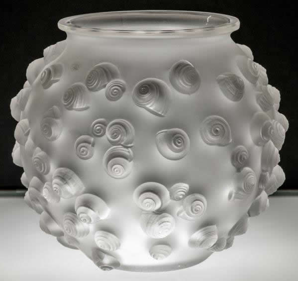 R. Lalique Palissy Vase