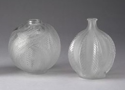 R. Lalique Palmes Vase