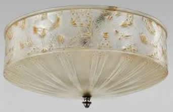 R. Lalique Papillons-2 Chandelier