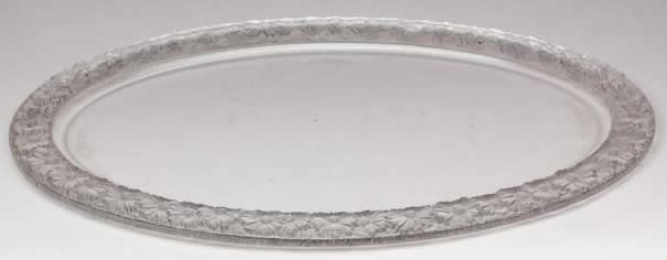 R. Lalique Paquerettes-3 Serving Tray