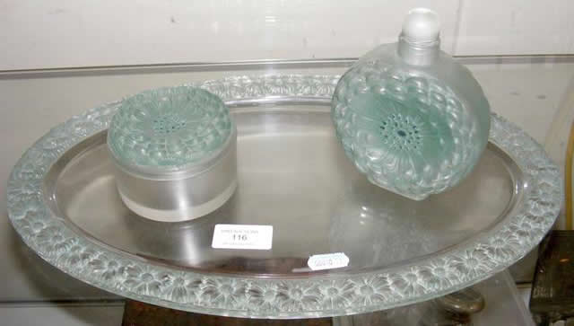 R. Lalique Paquerettes-3 Vanity Tray