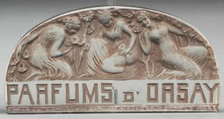 R. Lalique Parfums D'Orsay Counter Sign