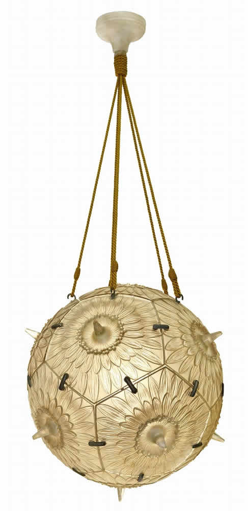 R. Lalique Passiflore Chandelier