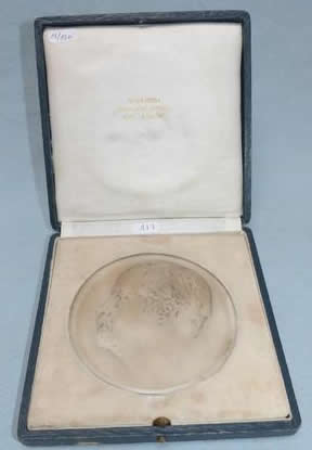 R. Lalique Pasteur Medallion