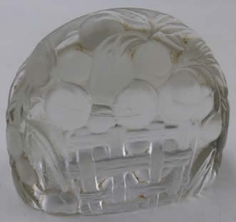 R. Lalique Peches Menu Card Holder