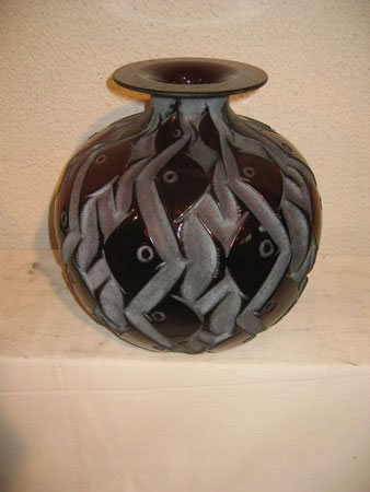 R. Lalique Penthievre Vase