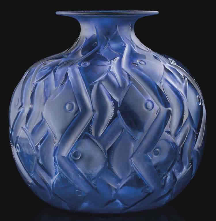 R. Lalique Penthievre Vase