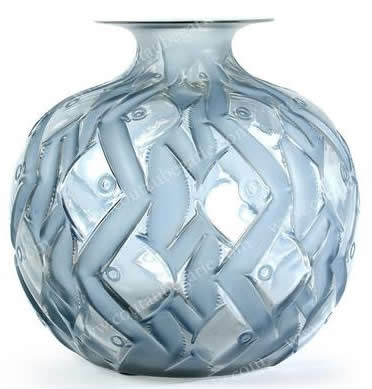 R. Lalique Penthievre Vase