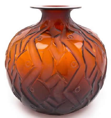 R. Lalique Penthievre Vase