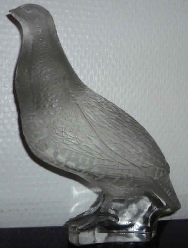 R. Lalique Perdrix Debout Motif Decoratif