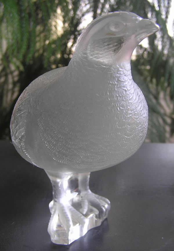 R. Lalique Perdrix Inquiete Decoration