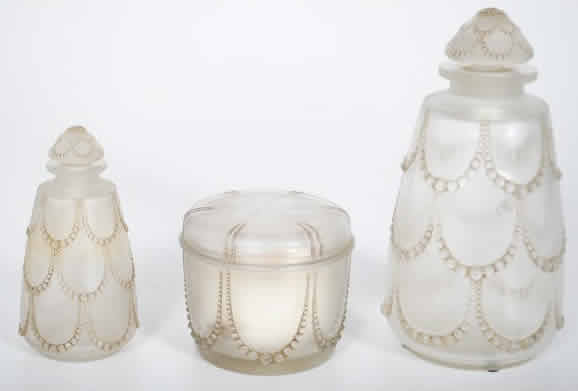Rene Lalique Perles Vanity Set 