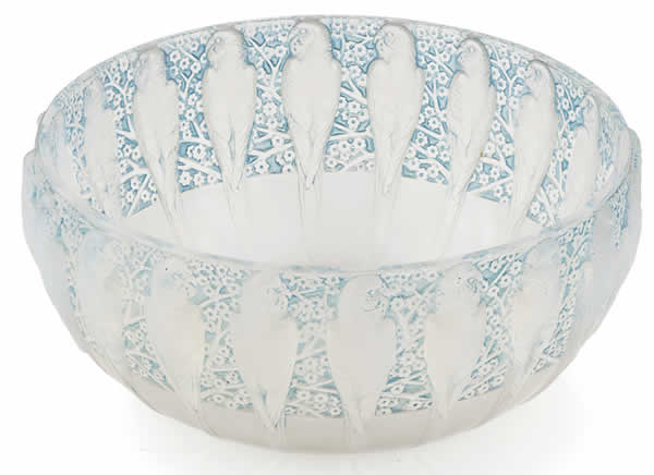 R. Lalique Perruches Bowl