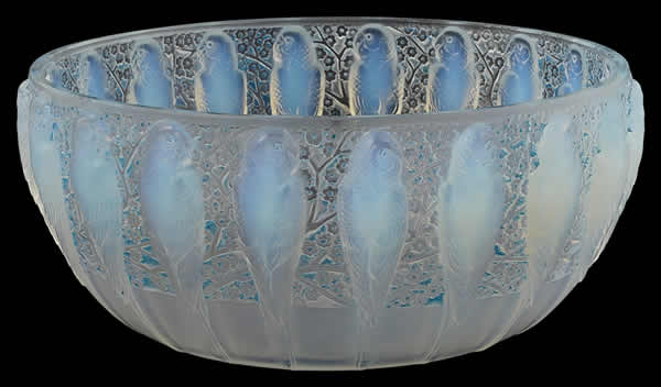 R. Lalique Perruches Bowl