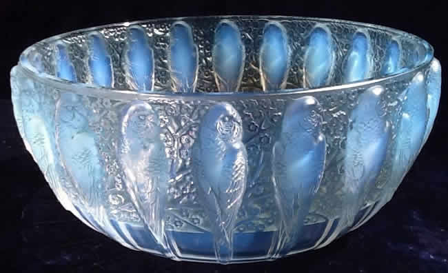 R. Lalique Perruches Bowl