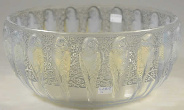 R. Lalique Perruches Bowl