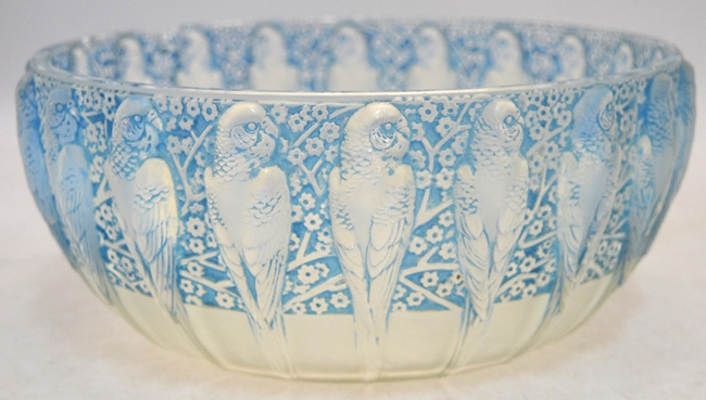 R. Lalique Perruches Bowl