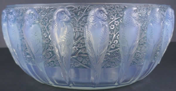 R. Lalique Perruches Bowl