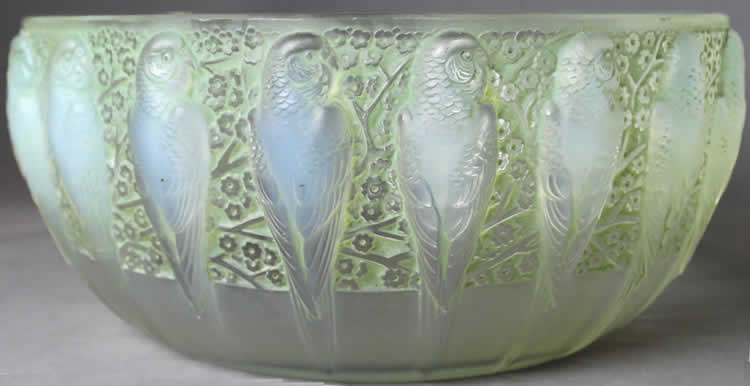 R. Lalique Perruches Bowl