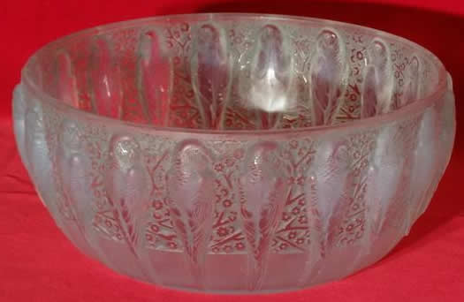 R. Lalique Perruches Bowl