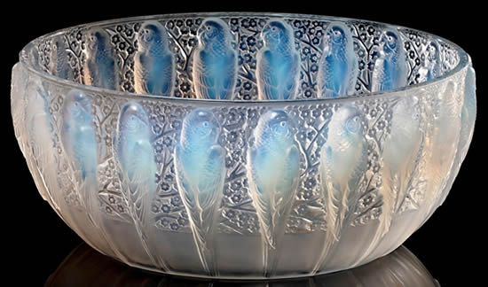 R. Lalique Perruches Bowl
